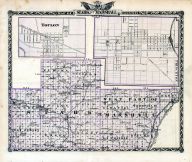 Stark and Marshal - Westl Counties Map, Toulon, Princeton, Illinois State Atlas 1876